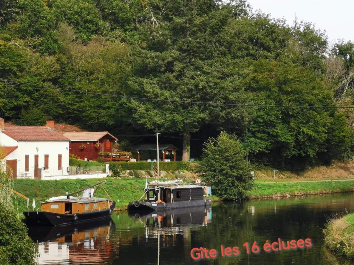 Gîte 16 écluses canal du Nivernais La Collancelle Exterior foto